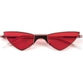 thumbnail image 5 of Gafas de sol FEISEDY Small Cat Eye para mujer PUNK Party Metal, 5 of 5