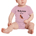 thumbnail image 2 of My Big Sister Is A Bloodhound Dog Cute Newborn Clothes For Boy Girl Unisex, 2 of 5