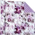 thumbnail image 4 of WRAPAHOLIC Reversible Wrapping Paper - Mini Roll - 17 Inch X 33 Feet - Beautiful Purple Floral Design for Wedding, Party, Birthday, Holiday, Baby Shower, 4 of 7