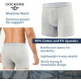 thumbnail image 5 of Dockers Men’s Cotton Stretch Boxer Briefs – 4-Pack Comfort & Support for All-Day Wear, 5 of 7