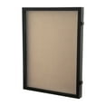 thumbnail image 2 of Merrick Lane 18x24 Wooden Display Case with Linen Overlay in Black, 2 of 9