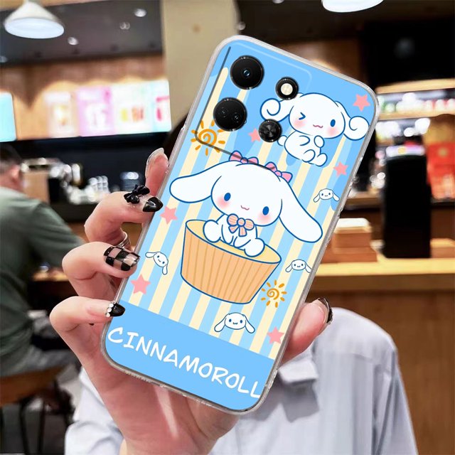 Clear Phone Case For Infinix NOTE 10 11 12 30 30i SMART 4 5 6 7 ZERO CAMON 19 20 PRO Case Funda Shell Cartoon Melody Hello Kitty