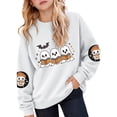 thumbnail image 3 of Gyexs Halloween Shirts for Girls Crewneck Pullover, Soft and Comfortable, Performance Outfit, 3 of 5