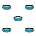 thumbnail image 2 of Sonducket Riñonera Correr Deportes Paquete de cinturón Fitness Ejercicio Bolsa portátil Agujero para auriculares Soporte para botella de almacenamiento Cielo azul 5piezas Sonducket  CBP255118, 2 of 5