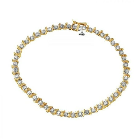 Foreli 0.5CTW Diamond 14K Yellow Gold Bracelet