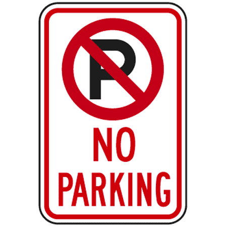 Highway Construction Signs - NO PARKING Sign 12