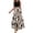 BR, variant on Women's Floral Print High Waist Fashionable Elegant Sleeveless Dress for Evening Parties and Special Occasions with Chic Design,Navy M