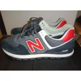 thumbnail image 2 of New Balance 574 Mens 12 Rugged Black Red Athletic Sneakers, 2 of 5