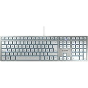 Cherry KC 6000 Slim Keyboard - USB Interface - English (US) - SX Keyswitch (White)