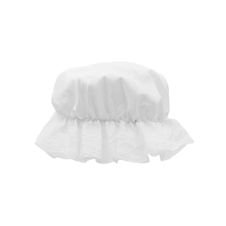 Mop Cap Adult White Mop Cap Adult White