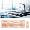thumbnail image 1 of Combo de Teclado y Mouse Coloridos Juego de Teclado y Mouse Inalámbrico de 24GHz 104 Teclas 12 Accesos Directos Ergonomía Compacta para Computadora PC Computadora ANGGREK Otros, 1 of 8