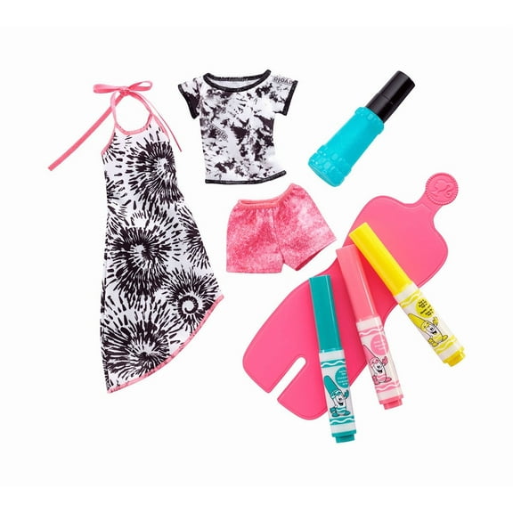 Barbie Clothing Crayola Tie Dye Fashions Color Spray (Pink)
