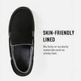 thumbnail image 2 of Zizor Mens Comfy Moccasin Slippers Drop Heel Memory Foam House Shoes Suede Loafer Slippers, 2 of 6