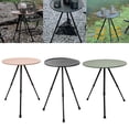 thumbnail image 3 of Camping Table Detachable Portable Table Height Adjustable Side Table Brown Shenzhuyue, 3 of 9