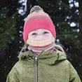 thumbnail image 3 of TAGVO 3 in 1 Warm Beanie Hat Scarf Gloves Set for Kids, Winter Thicken Fleece Thermal Knit Hat Scarf Gloves Set,for Kids children Boys Girls, Aged 3-6, Winter Accessories Sets, 3 of 7