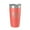 Coral, variant on Love More Tumbler Travel Mug Insulated Laser Engraved Coffee Cup 20 oz Dark Gray