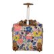 thumbnail image 4 of Lily Bloom Designer 15 Inch Carry On - Weekender Overnight Business Travel Luggage - Lightweight 2- Rolling Wheels Suitcase - Under Seat Rolling Bag for Women (Trop Pineapple), 4 of 6