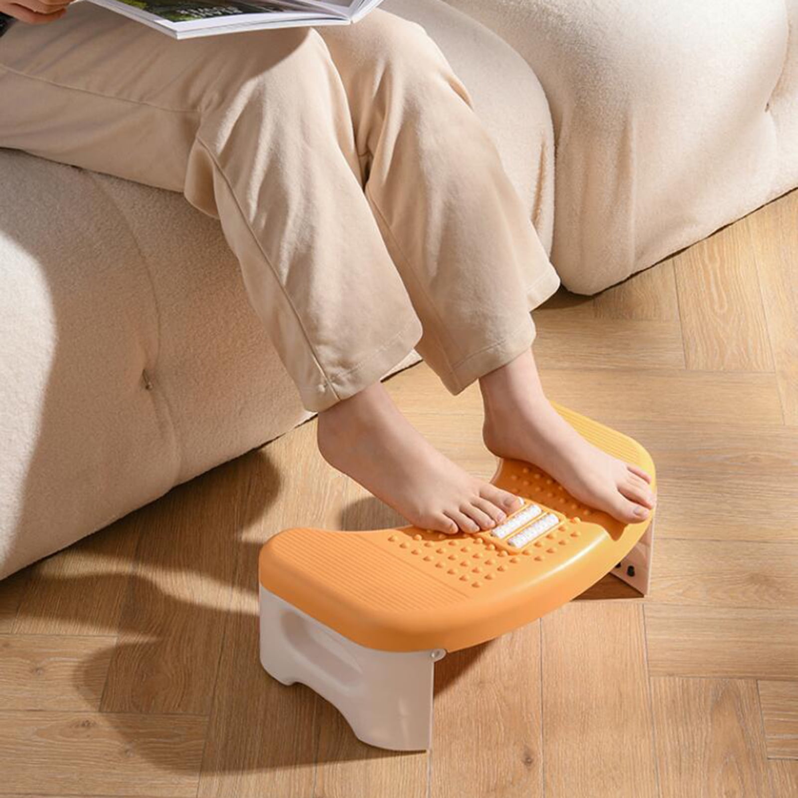 Tabouret de toilette pliable | 17,8 cm antidérapant | Anti-constipation naturel et confortable pour les squats