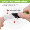 thumbnail image 3 of Navaja multiusos plegable WORKPRO, paquete de 3 con cierre de seguridad y clip, 3 of 9