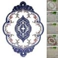 thumbnail image 4 of UHUSE Rose Embroidered Tablecloth Lace Round Table Cover Wedding Party Dinner Decor, 4 of 7