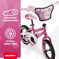 thumbnail image 6 of Huffy 12" Disney Minnie Mouse Kids' Bike, Fits Riders 37"-42”, Pink, Youth, Girl's, 6 of 15