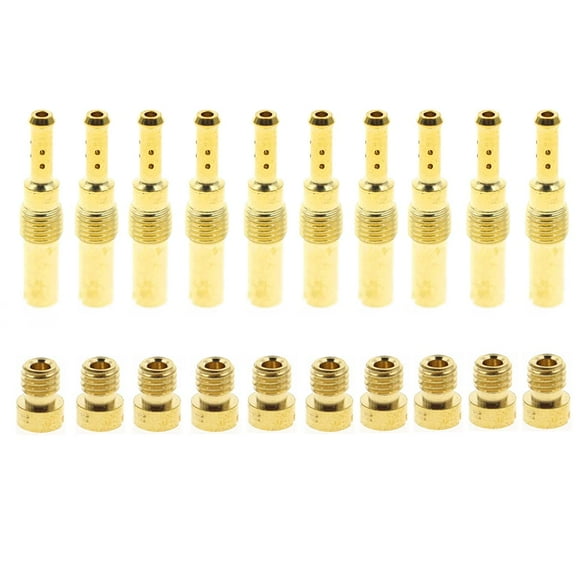Carbhub 10 pcs Carburetor Main Jet with 10 pcs Slow & Pilot Jet for PWK Keihin OKO CVK Fits Chinese Scooters ATVs Karts with 125cc 150cc GY6 Motor Engine Carb