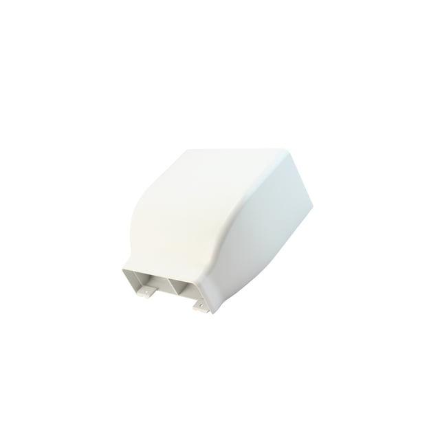 Wiremold 5400 Radiused Divided Entrance Cap Fitting Walmart