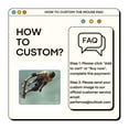thumbnail image 2 of Custom Mouse Pad Add Your Own Photo, with Anti-Slip Rubber Base and Stitched Edge, Personalized Mouse Mat for Office, Gaming, and Home Use (Horizontal 10" X 12"), 2 of 10
