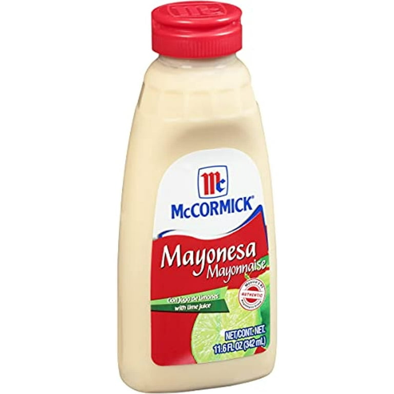 2 JARS McCormick Mayonesa Mayonnaise with Lime Juice 28 oz Mayo