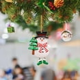 thumbnail image 4 of Adorno Para Árbol De Navidad Papá Noel De Arcilla Blanda Muñeco De Nieve Pingüino Adorno Colgante Para Árbol De Navidad, 4 of 5