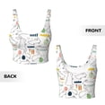 thumbnail image 5 of Lsque Easter Rabbit Printed Women'S Sports Bra, Compression, Moisture Wicking, High-Impact Sports Bra For Women,Supportive sports bra-XX-Large, 5 of 9