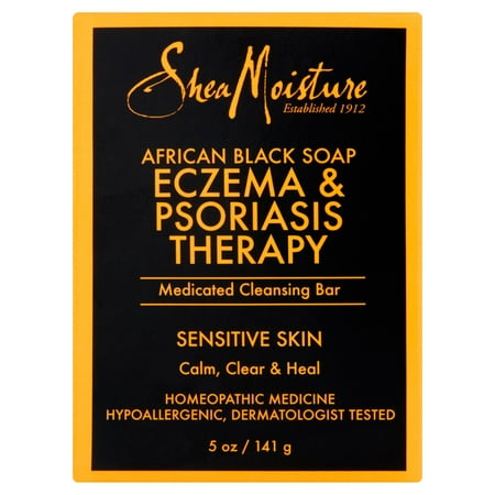 Shea Moisture Eczema & Psoriasis Therapy African Black Soap, 5