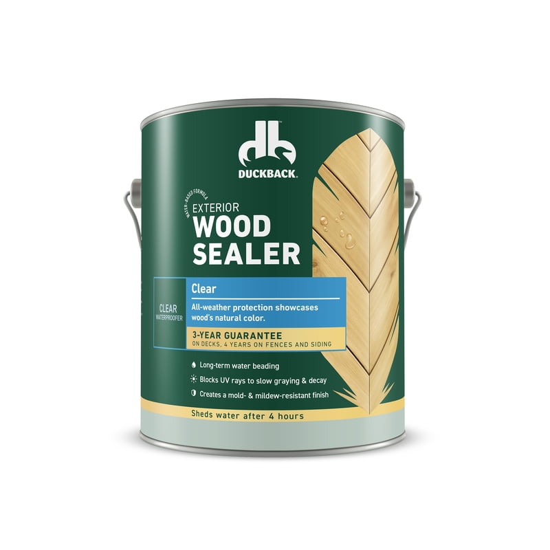 Duckback Products 272468 1 gal Clear Transparent Stain Plus Sealer