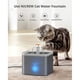 thumbnail image 2 of Fuente para Gatos, Bebedero Automático para Gatos y Perros, Fuente de Agua Ultra Silenciosa con Filtro de Carbón Activado y Bomba de Agua, 2 L, Gris, 2 of 5