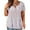 White Summer Blouses For Women 2023, variant on ZZwxWA Womens Button V Neck Short Sleeve Tops Tie Dye Print Plus Size Trendy Raglan Blouse Women's Flutter Hem T-Shirt