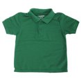 thumbnail image 1 of Gildan- Polo de manga corta de piqué doble para niñas (Paquete de 2) (Verde oscuro), 1 of 1
