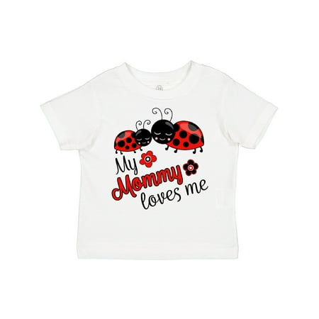 

Inktastic My Mommy Loves Me with Cute Ladybugs Boys or Girls Toddler T-Shirt