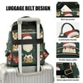 thumbnail image 3 of FORMRS Mini Backpack Purse for Women Travel Daypack Casual Shoulder Bag, Green Christmas, 3 of 7