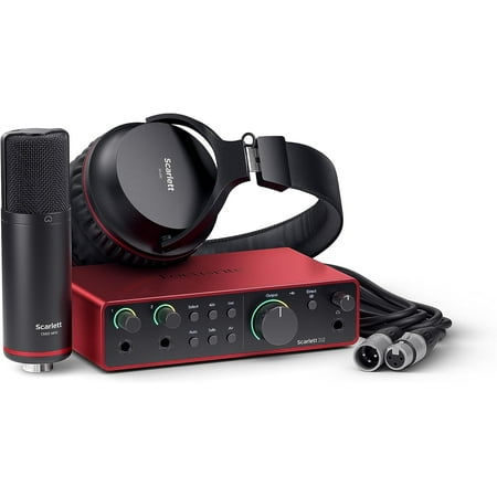 Focusrite Scarlett 2i2 Studio 4th Gen USB Audio Interface Bundle