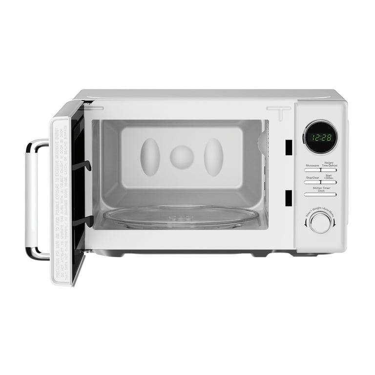 Magic Chef MC77CMW 0.7-Cu. Ft. 700-Watt Retro Countertop Microwave (White)