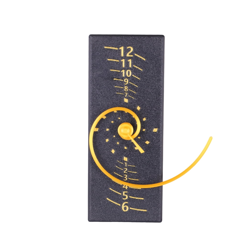Spirals Fibonaccis Rectangular Wall Clock Combining Mathematical Aesthetic and Modern Styles for Decors