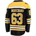 thumbnail image 3 of Men's Fanatics Brad Marchand Black Boston Bruins Home Breakaway Jersey, 3 of 3