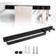 thumbnail image 1 of Toallero de baño Toallero de barra inoxidable Toallero de aluminio Toallero de pared Toallero Estante con ganchos Longitud 40cm para baño, 1 of 5