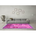 thumbnail image 3 of Ahgly Company Indoor Square Abstract Pink Modern Area Rugs, 7' Square, 3 of 4