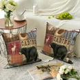 thumbnail image 3 of Rustic Bear Pillow Covers 18x18 Set of 2,Farmhouse Animal Brown Pillow Cases Couch Cushion for Sofa Bedroom Home Decor, 3 of 6
