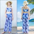 thumbnail image 2 of Aideaone Girls 3 Piece Swimsuit Set Quick Dry Bikini with Cover Up Pants Kids Bathing Suit for 6-16T Summer Beach Vacation Swimwear, 2 of 6