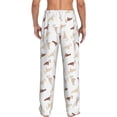 thumbnail image 3 of Xecao Leopard Print Men's Straight Lounge Pajama Pants: The Ultimate in Comfortable Sleepwear, 3 of 9