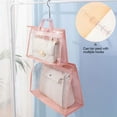 thumbnail image 6 of Visland Handbag Purse Storage Organizer Transparent Anti-dust Cover Bag with Handle, 6 of 8