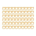 thumbnail image 1 of 60 piezas de marcadores de punto para tejer a ganchillo, bonitos marcadores de ganchillo de aleación de zinc para hacer tú mismo. Naranja, 1 of 9