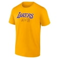 thumbnail image 2 of Men's Fanatics Anthony Davis Gold Los Angeles Lakers Name & Number T-Shirt, 2 of 3